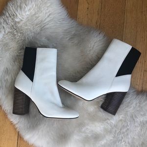 Worn ONCE! Dolce Vita Ramona white leather booties
